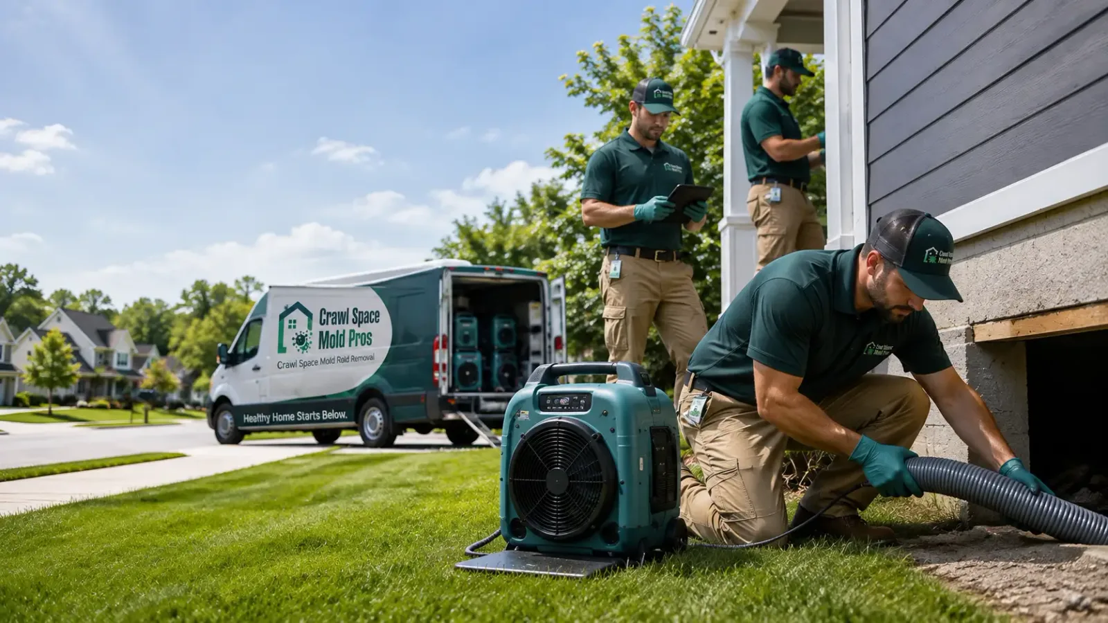 Crawl Space Mold Removal in Walton, IN
